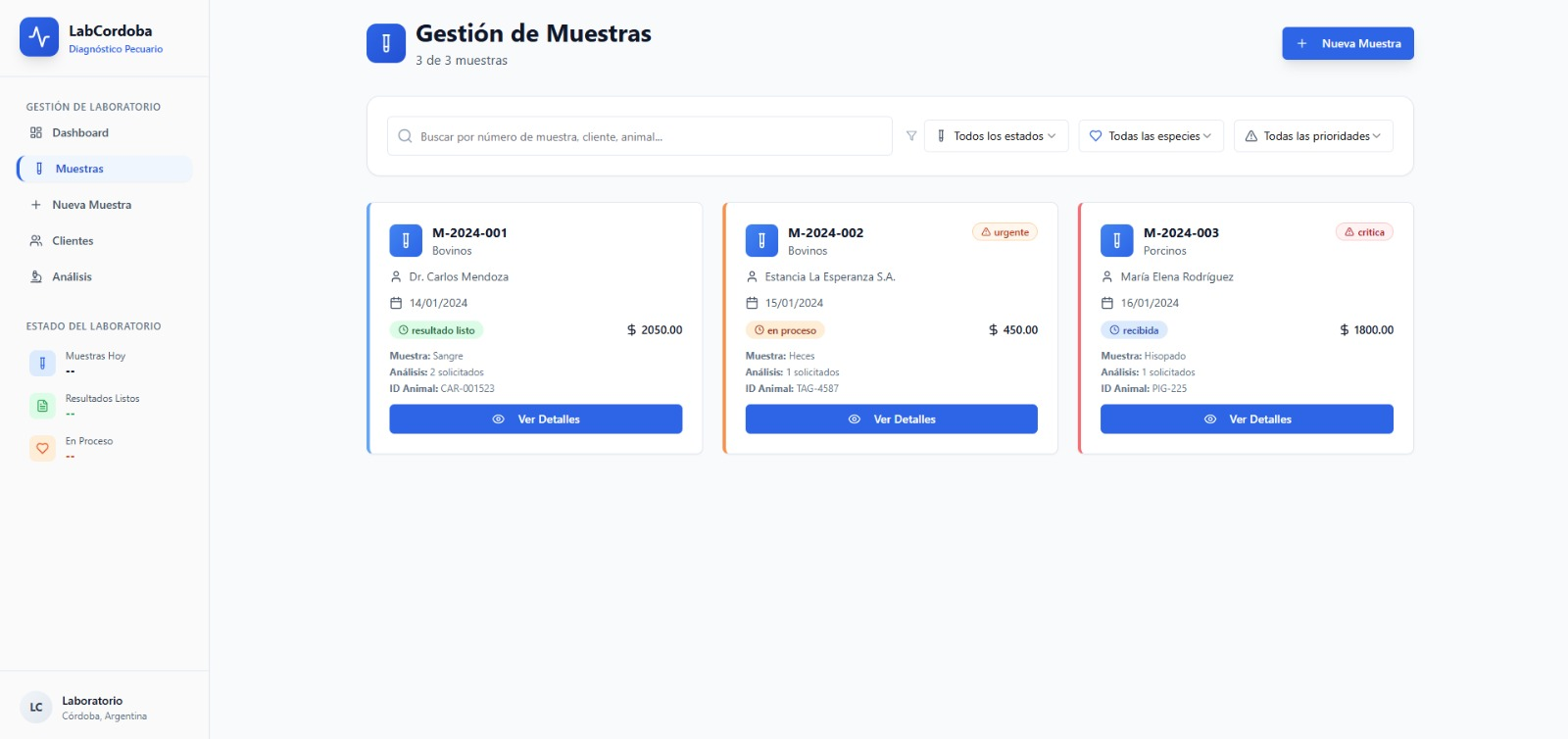 Vista previa del Dashboard de Analytics